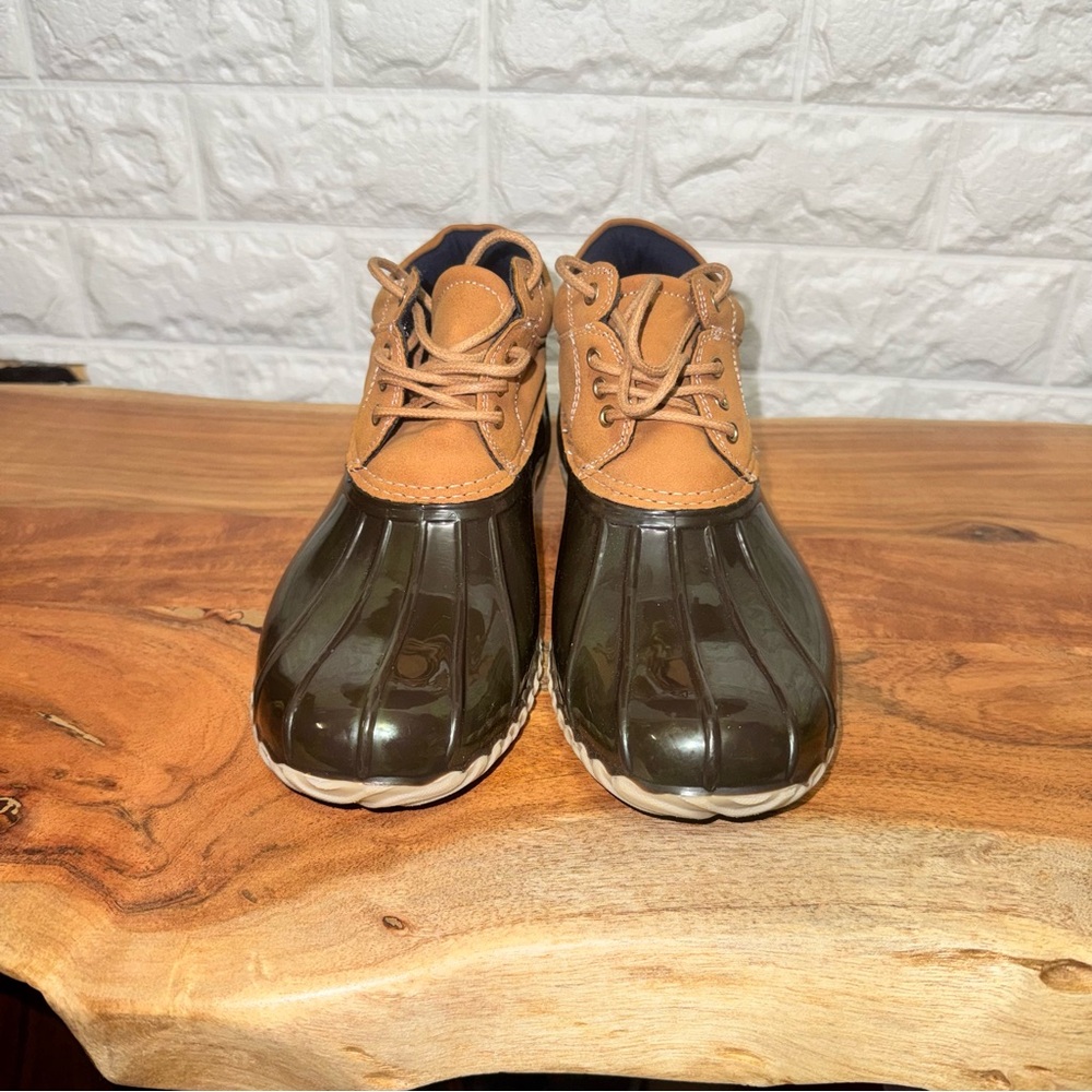 Tommy Hilfiger Men's Tan and Brown Rain Boots